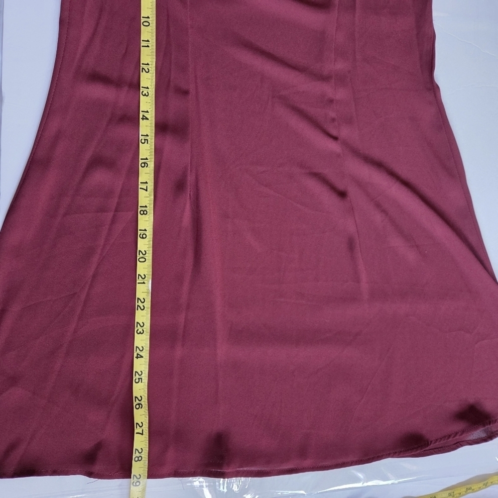 Halogen Burgundy Slip Lining Dress - Picture 5 of 8